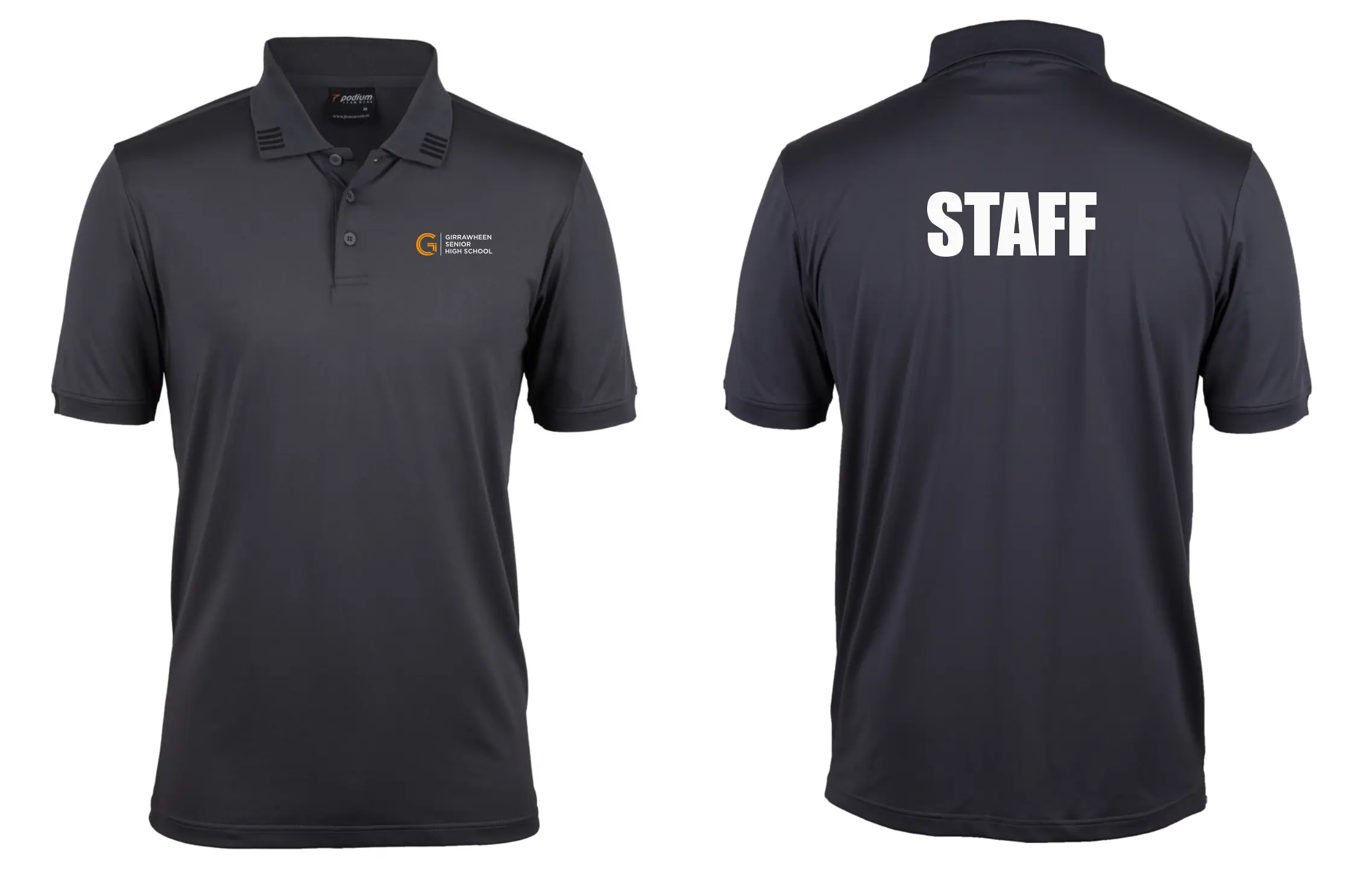 Girrawheen Senior High School Staff Short Sleeve Stretch Polo 7S4P Jb's Wear